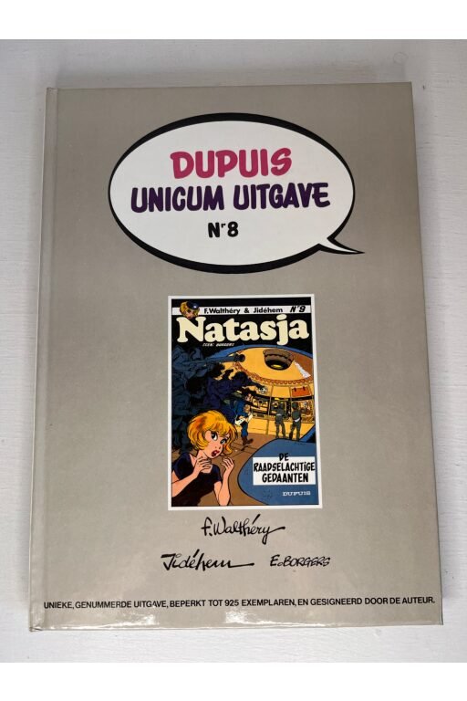 Natasja | Dupuis Unicum-uitgave nr. 8 | De raadselachtige gedaanten | Gesigneerd
