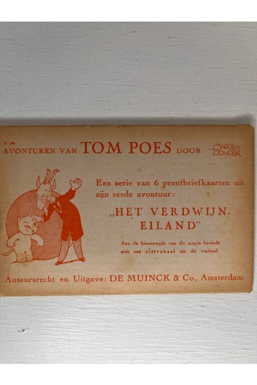 Tom Poes | 6 prentbriefkaarten | Zesde avontuur: het Verdwijneiland; compleet - 1943