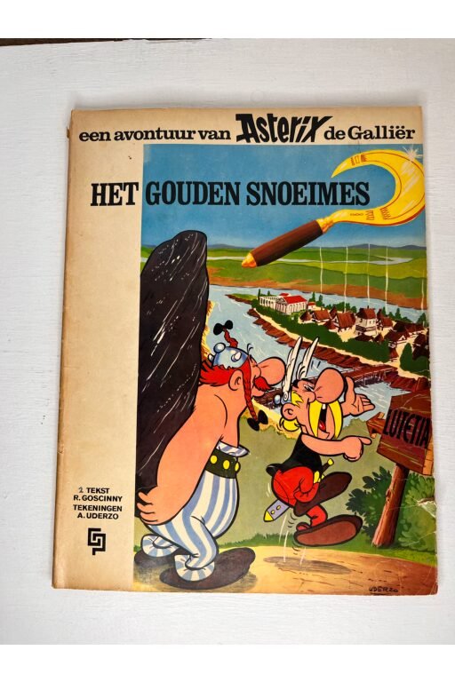Asterix | Het gouden snoeimes, 1e druk met Rycker-drukkerij-imprint - 1967