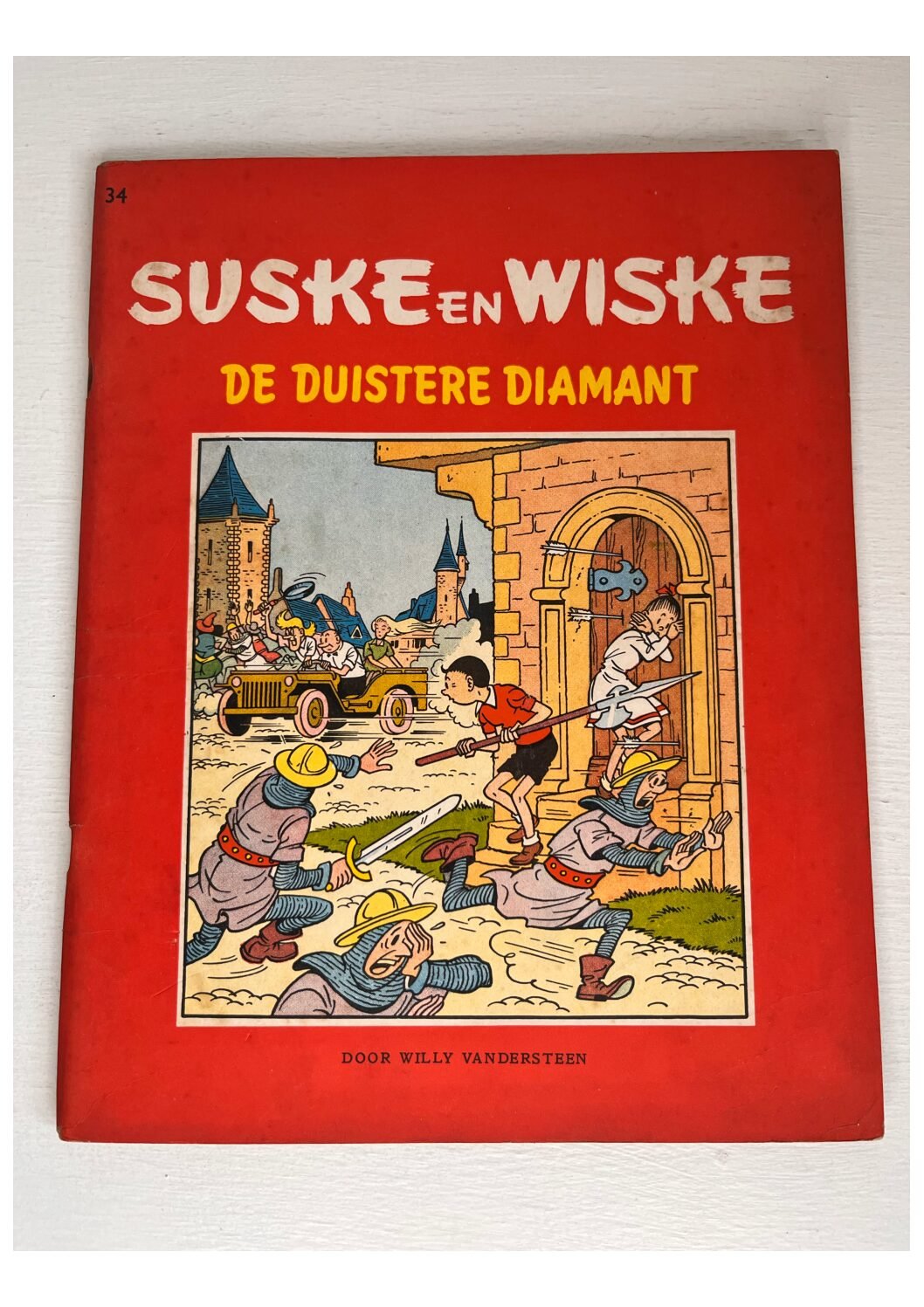 Suske en Wiske | De duistere diamant - 1e druk - 1958