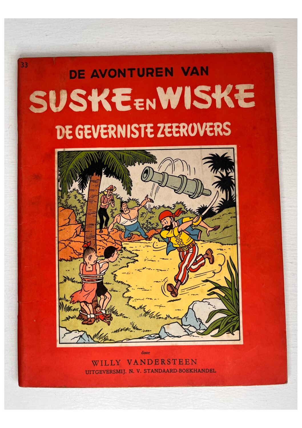Suske en Wiske | De geverniste zeerovers - 1e druk - 1958