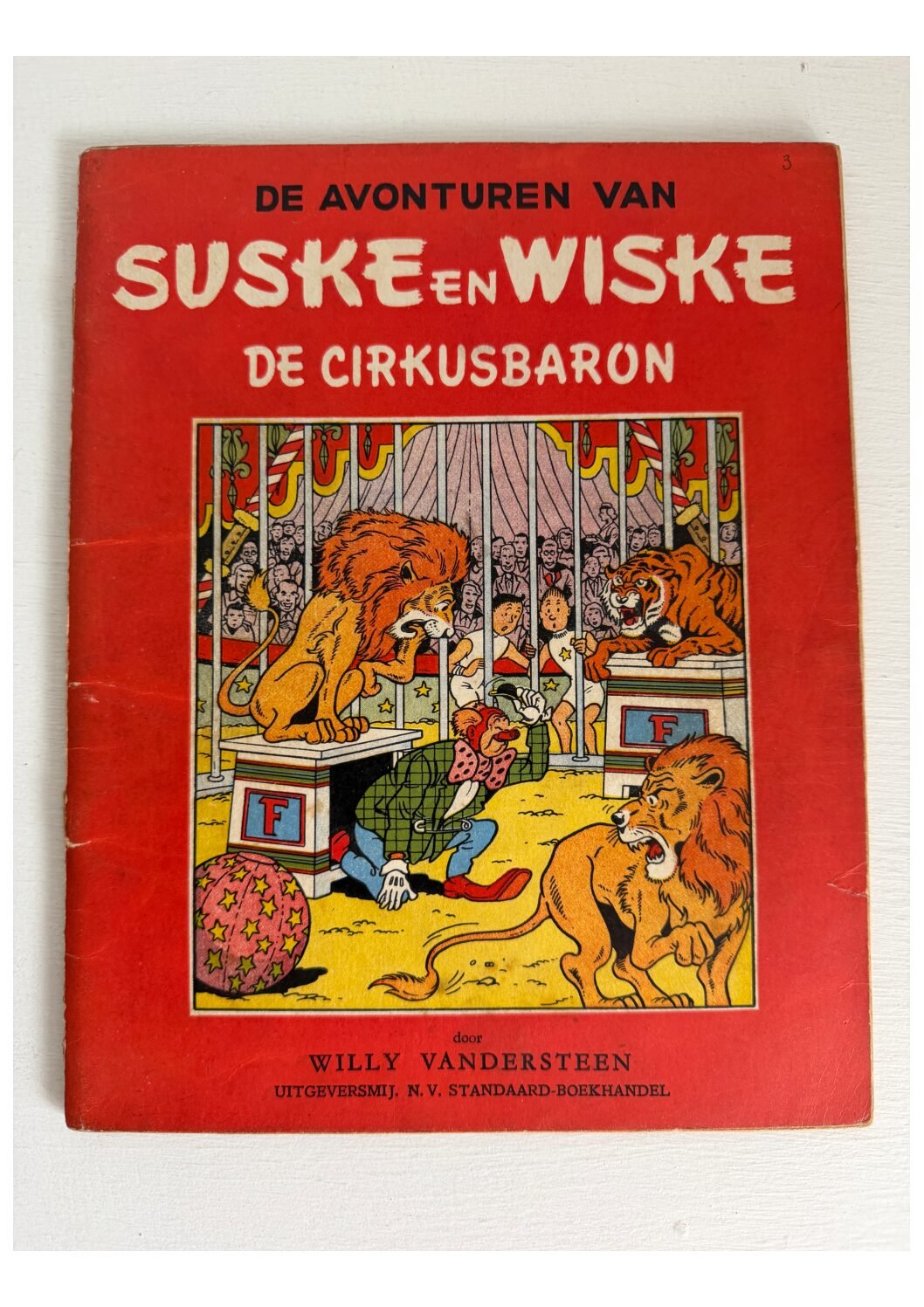 Suske en Wiske | De cirkusbaron - 1e druk - 1954